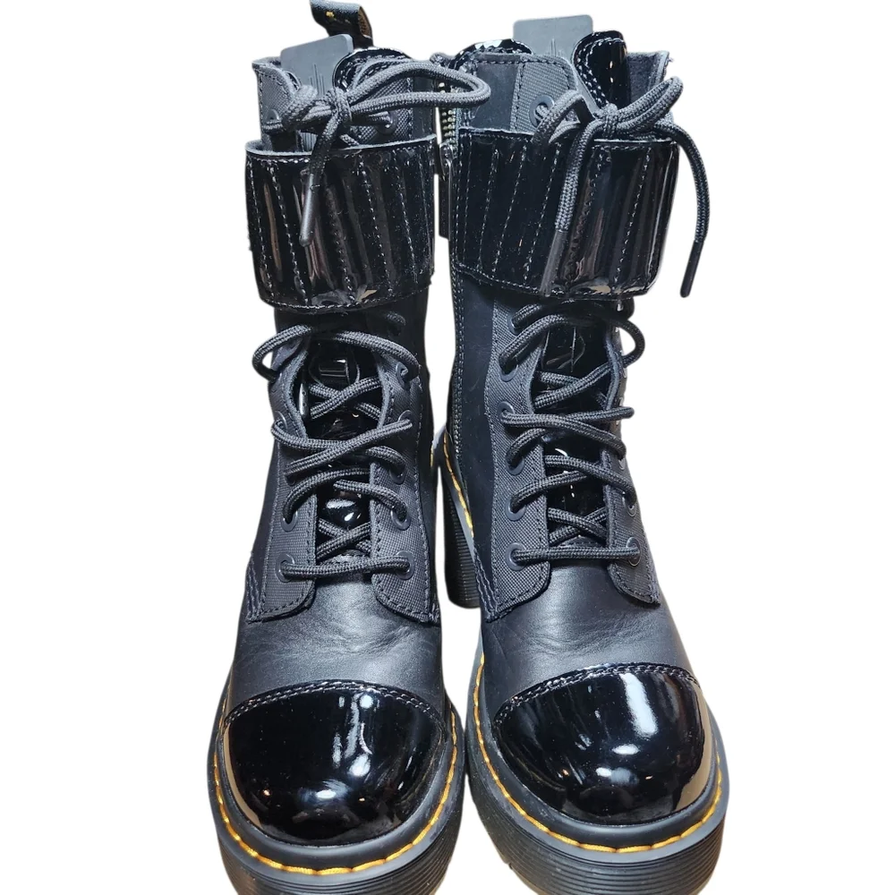 Dr. Martens black Gaya 10i Chunky Heel boots Size US 6. - Picture 3 of 8